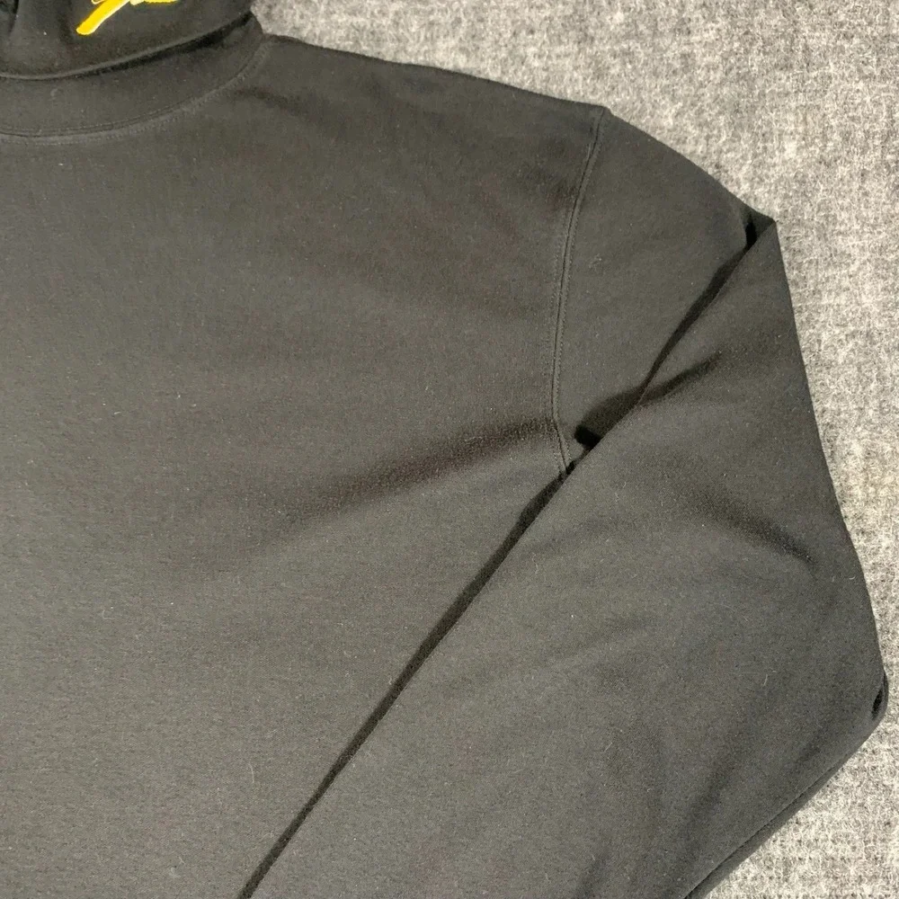 VTG Ski Doo Shirt Mens Medium Black Turtleneck Long Sleeve Racing Snowmobile